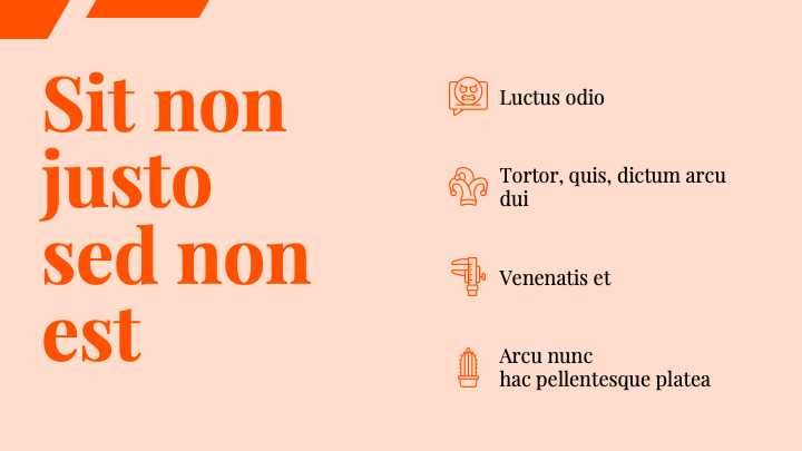 Parallex Orange Dynamic slide 3